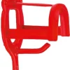 Trensenhalter Metall rot