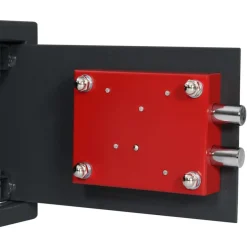 Tresor KODO Schloss Dunkelgrau 31x20x20cm Stahl Safe Tresor f?r Zuhause