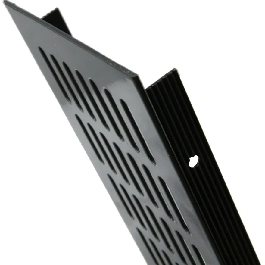 Türgitter Aluminium Lüftungsgitter Anthrazit RAL7016 Stegblech 100mm Badgitter