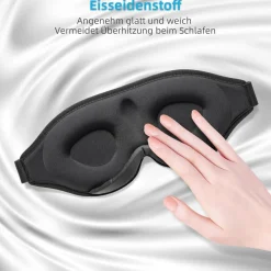 Trilancer Schlafmaske für Damen & Herren, 99.99% Licht blockierend