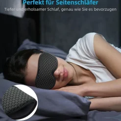 Trilancer Schlafmaske für Damen & Herren, 99.99% Licht blockierend