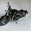 Triumph Bonneville Bobber schwarz, Welly Motorrad Modell 1:12