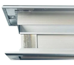 Türlüfter Aluminium eloxiert 500 x 200 mm