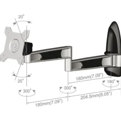 Tronje AR210 Wand-Halterung für Monitore 15