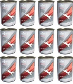 TROVET Renal & Oxalate RID mit Huhn - Nassfutter für Hunde - 12 x 400 g
