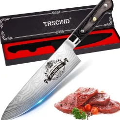 Trscind Küchenmesser Valentinstags-Geschenk für Ihn Jahrestag Freund Ehemann