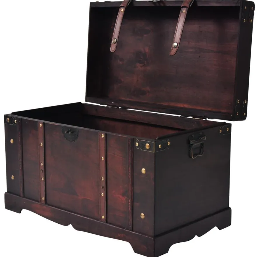 Truhen vidaXL Vintage Holz 66 x 38 x 40 cm