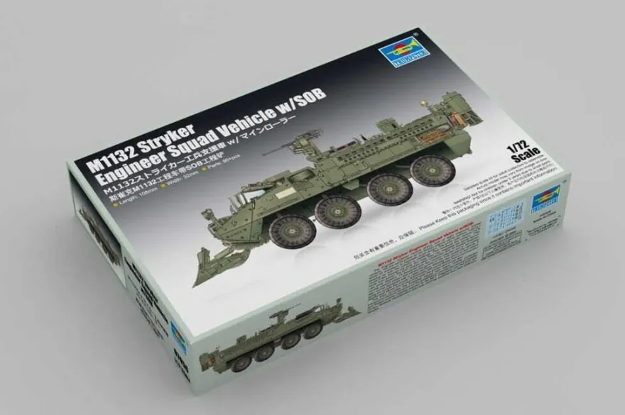 Trumpeter M1132 Stryker Engineer Squad Panzer 9367456 in 1:72 Trumpeter 7446 07456