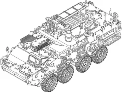 Trumpeter M1135 Stryker NBC RV Panzer 9367429 in 1:72 Trumpeter 07429