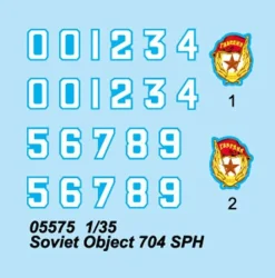 Trumpeter Soviet Object 704 SPH 9365575 in 1:35 Trumpeter 5575 05575