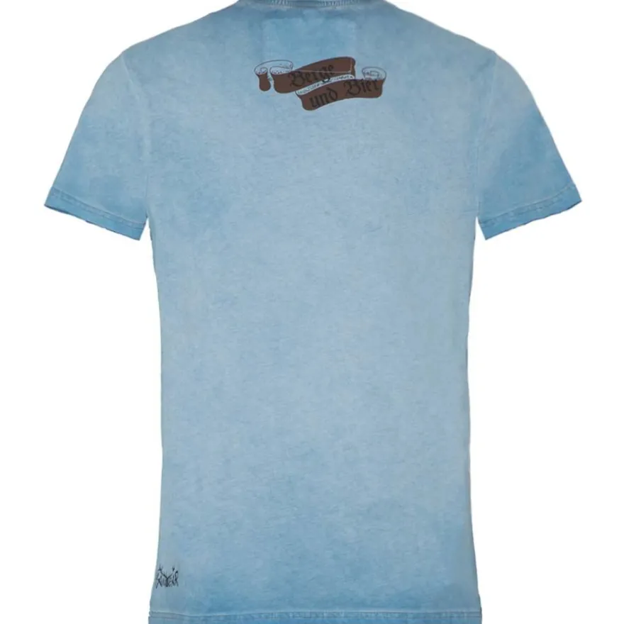 T-Shirt Berge & Bier blau