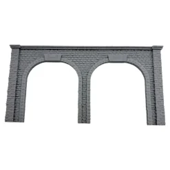 Tunnelportal 2 Gleise H0 1:87 Modelleisenbahn Tunnel Portal grau 3D Druck Lok
