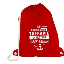 Turnbeutel Ich brauche keine Therapie - Ich muss nur ans Meer