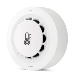 Tuya WLAN Rauchmelder mit Thermometer - Smarter Feuermelder für Smart Home