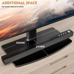 TV Standfuß Universal Höhenverstellbar Ständer Halterung 40-86 Zoll LCD LED