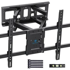 TV Wandhalterung für 37-85 Zoll Fernseher bis 60kg, schwenkbar neigbar