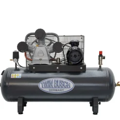 Twin Busch ® Druckluftkompressor liegend 250 L - Grey-Line