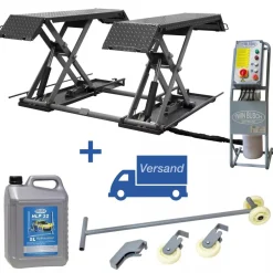 Twin Busch® Reifendienst Scherenhebebühne 3,0 t - inkl. Öl, Versand und Mobilkit (DE)