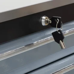 Twin Busch ® Werkzeugwagen, Werkstattwagen, 5 gefüllte Schubladen - TWW13G-5