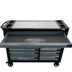 Twin Busch ® Werkzeugwagen, Werkstattwagen, 5 gefüllte Schubladen - TWW13G-5