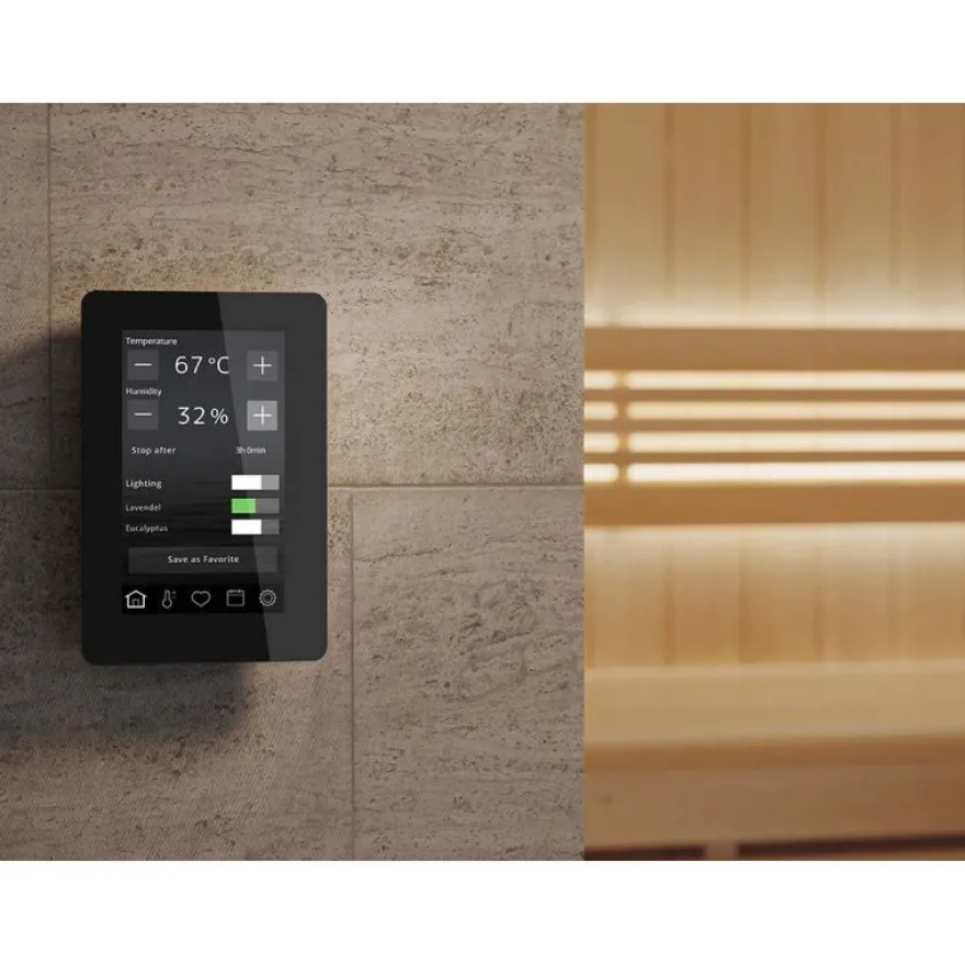 Tylö Sense Elite 10 Saunaofen 10,5 kW finnischer Saunaofen mit WLAN-Steuerung Saunas