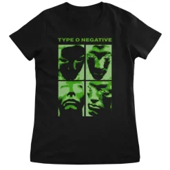 Type O Negative Damen T-Shirt Faces Girly Tee WMX-5-TON008W