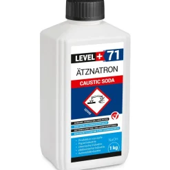 Ätznatron Flasche 2x1kg Natriumhydroxid Kaustisches Soda NaOH LEVEL PLUS L+71