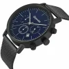 Uhr Herrenuhr Dualtime Dualzeit Gigandet Minimalism III G22-006 Schwarz Metallband