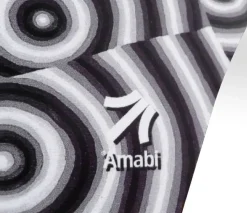 Uhr Wanduhr Amabi Design Kunst Op Art Pop Art Vintage Schwarz Weiß Crazy
