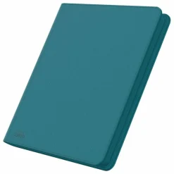 Ultimate Guard Zipfolio 480 - 24-Pocket XenoSkin (Quadrow) - Petrolblau