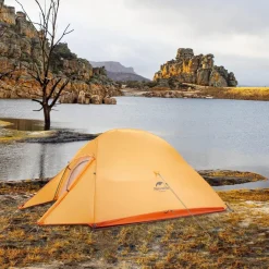 Ultraleichtes Naturehike Cloud up 2 Zelt 2 Personen Wasserdicht Orange