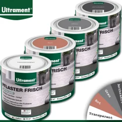 Ultrament 2,5 l Pflaster Frisch Betonlasur Betonfarbe Auffrischung 4 Farben