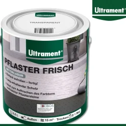 Ultrament 2,5 l Pflaster Frisch Betonlasur Betonfarbe Auffrischung 4 Farben