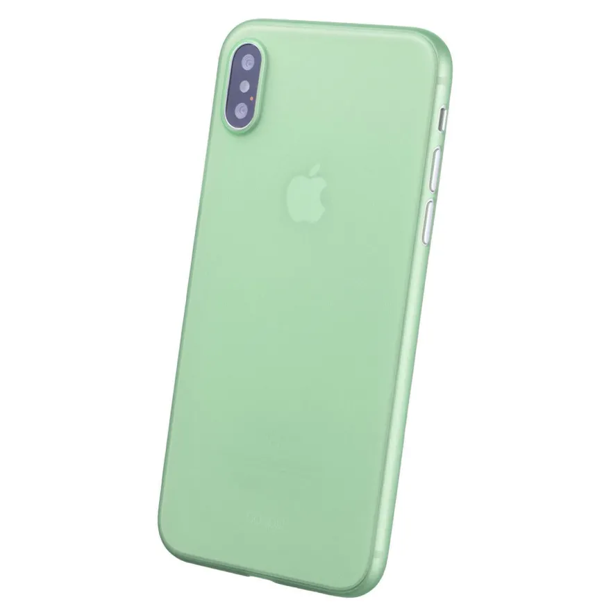 UltraSlim Case iPhone X Matt Clear Schutz Hülle Skin Cover Tasche Schale Folie