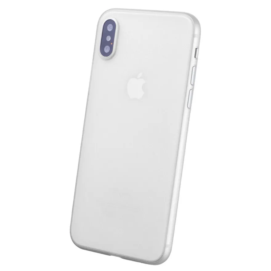 UltraSlim Case iPhone X Matt Clear Schutz Hülle Skin Cover Tasche Schale Folie