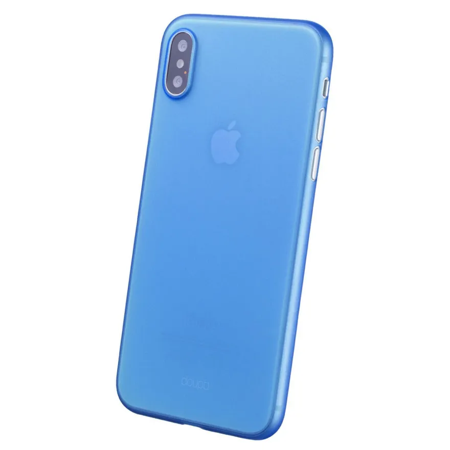 UltraSlim Case iPhone X Matt Clear Schutz Hülle Skin Cover Tasche Schale Folie