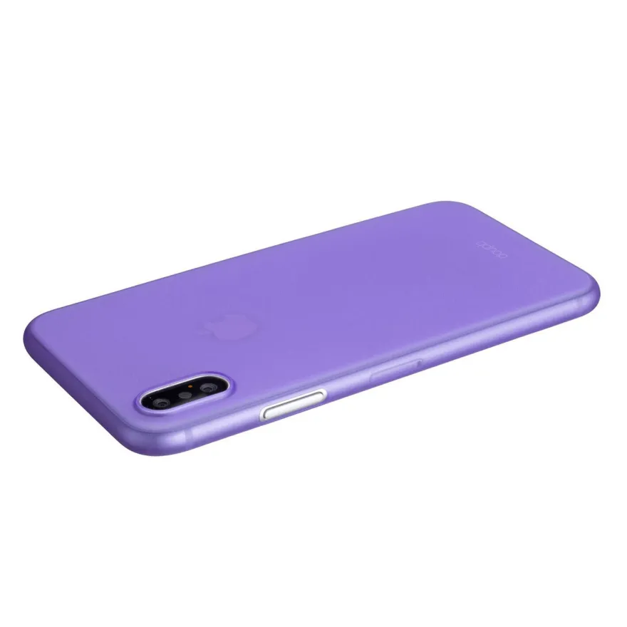 UltraSlim Case iPhone X Matt Clear Schutz Hülle Skin Cover Tasche Schale Folie