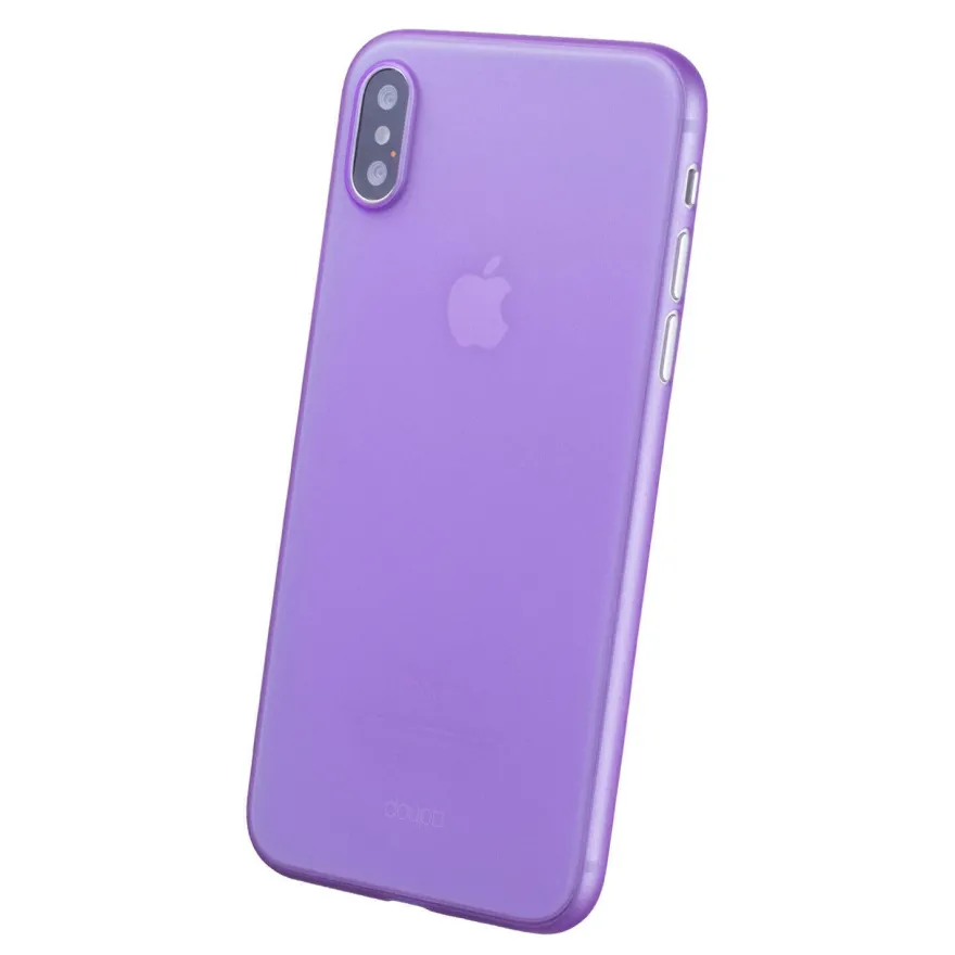UltraSlim Case iPhone X Matt Clear Schutz Hülle Skin Cover Tasche Schale Folie