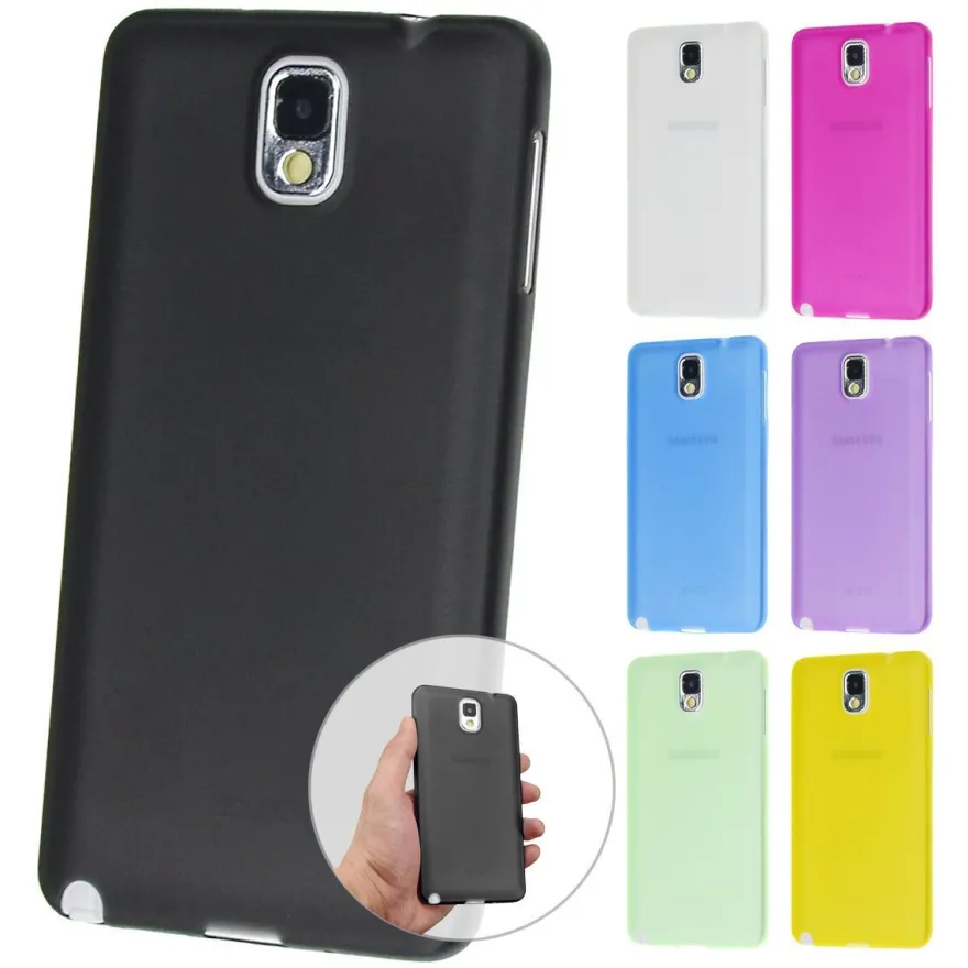 UltraSlim Case Samsung Note 3 FeinMatt Schutz Hülle Skin Cover Schale Folie