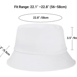 Umeepar 2er Pack Fischerhut aus 100% Baumwolle, Sommerhut Sonnenhut für Damen