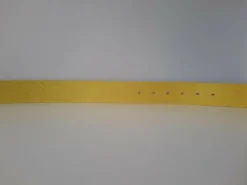 umjuBELT Gürtel Amarillo gelb Echtleder 80 85 90 95 100 105 Snake Prägung