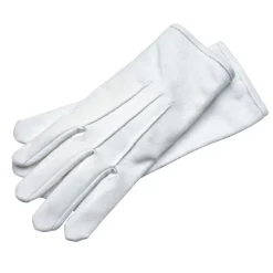 Uniform Gardehandschuhe weiße Handschuhe Clown Pantomime Nikolaus Karneval