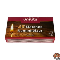 Unilite Kaminhölzer ca. 95mm, 45 Stück