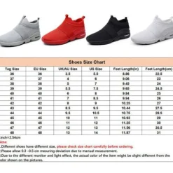 Unisex Turnschuhe Schlupfen Laufschuh Damen Weich Reisen Sport Wanderschuhe Mode