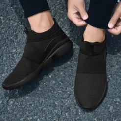 Unisex Turnschuhe Schlupfen Laufschuh Damen Weich Reisen Sport Wanderschuhe Mode