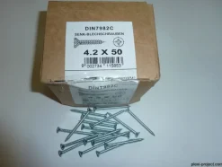 Universalblechschraube Senkblechschraube 4,2 x 50 DIN 7982 C Verzinkt