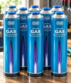Universalgas Kartuschen 8er Set LG-600