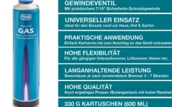 Universalgas Kartuschen 8er Set LG-600