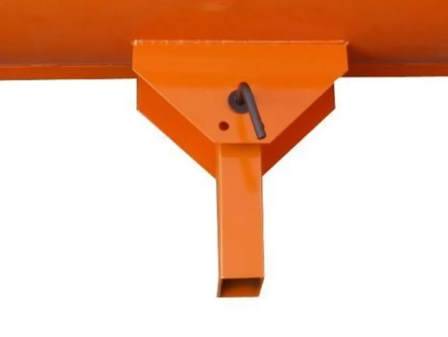 Universal Schneeschild Einachser Rasentraktor Reflektoren Orange 100 - 200 x 40