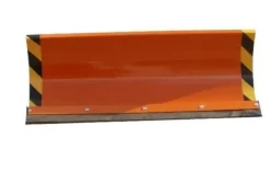 Universal Schneeschild Einachser Rasentraktor Reflektoren Orange 100 - 200 x 40